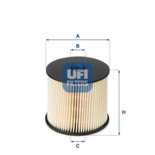 UFI Üzemanyagszűrő 26.003.00 autóalkatrész