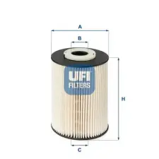UFI Üzemanyagszűrő 26.020.00 autóalkatrész