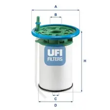 UFI Üzemanyagszűrő 26.053.00 autóalkatrész