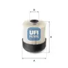 UFI Üzemanyagszűrő 26.115.00