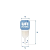 UFI Üzemanyagszűrő 31.009.00