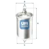 UFI Üzemanyagszűrő 31.505.00