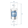UFI Üzemanyagszűrő 31.769.00