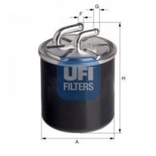 UFI Üzemanyagszűrő UFI 24.436.00 üzemanyagszűrő