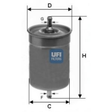 UFI Üzemanyagszűrő UFI 31.500.00 üzemanyagszűrő