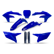 UFO Műanyag készlet villa védőkkel Yamaha YZF 2023 utáni kék egyéb motorkerékpár alkatrész