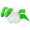UFO műanyag szett OEM szín zöld/fehér Kawasaki KX125/250-hez UFO Kategorizálatlan termékek