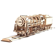 UGEARS 3D gépészeti gőzmozdony pályázati barkácsolás, építés
