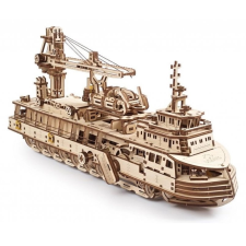Ugears 3D puzzle Kutató Gőzhajó 575 darabos puzzle, kirakós
