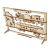UGEARS Gőzmozdony 2.5D puzzle
