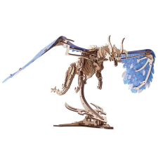 Ugears játék - 3D fa mechanikus kirakós Sárkány puzzle, kirakós