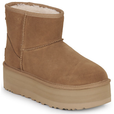 UGG Csizmák W CLASSIC MINI PLATFORM Barna 39