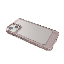  Ugly Rubber UMODEL tok iPhone 15 - átlátszó-rózsaszín tok és táska