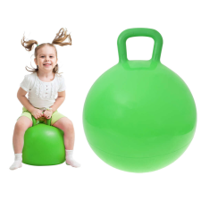 Ugráló labda fogantyúval 45 cm - Zöld kerti játék