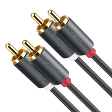 uGreen 10518 audio kábel 2 x RCA Fekete, Arany, Vörös, Fehér kábel és adapter