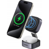 uGreen 2in1 Inductive Qi Charger Ugreen W702 for iPhone, AirPods, 15W (gray) (UGR1873)