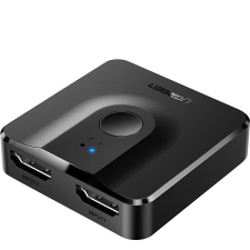 uGreen 2x HDMI Bi-Directional Switcher Black kábel és adapter
