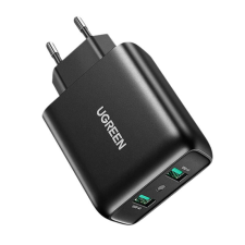 uGreen 2xUSB-A gyorstöltő PD 18W fekete (10216) (10216) - Töltők mobiltelefon kellék