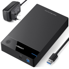 uGreen 50422 2.5"-3.5" USB 3.0 Külső HDD ház - Fekete asztali számítógép kellék