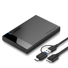 uGreen 60734 US221 2.5" USB 3.0 Külső HDD ház - Fekete asztali számítógép kellék