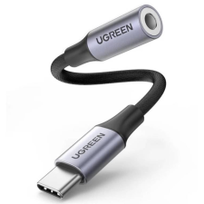 uGreen 80154 mobiltelefon kábel Fekete, Szürke USB C 3.5mm (UG80154) kábel és adapter