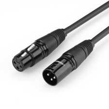 uGreen AV130 XLR anya-duga XLR kábel - 5 m (fekete) kábel és adapter