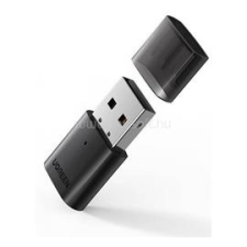uGreen bluetooth adapter (USB, v5.0) FEKETE (UGREEN_CM390) kábel és adapter
