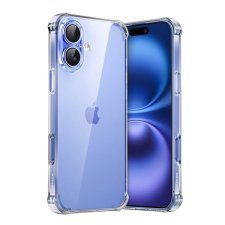 uGreen BRIGHT CUSHION szilikon telefonvédő (ütésállóság, légpárnás sarok) ÁTLÁTSZÓ Apple iPhone 16 Plus tok és táska