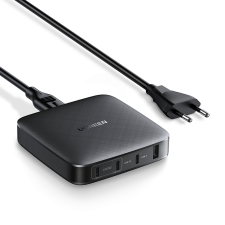 uGreen CD226 Hálózati USB/3x USB-C töltő - Fekete (100W) mobiltelefon kellék
