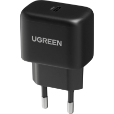 uGreen CD250 USB-C Hálózati töltő - Fekete (25W) (90610) mobiltelefon kellék
