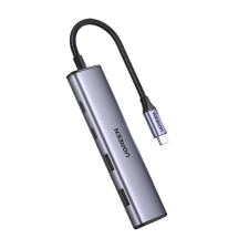 uGreen CM473 USB-C - 2x USB-A +USB-C szürke (15395) (15395) hub és switch