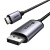 uGreen CM556 USB-C apa - DisplayPort apa 3.0 Adapter kábel - Fekete (3m) (25839)