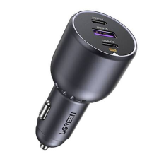 uGreen EC705 autós töltő 2xUSB-C + USB-A 130W (10144) (ug35025) mobiltelefon kellék