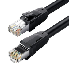 uGreen Ethernet RJ45 hálózati kábel, Cat.8, S/ FTP, 1m, fekete (70327) kábel és adapter