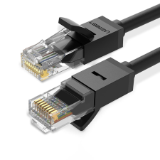 uGreen Flat Lan Ethernet Cat. 6 10 m fekete (NW102) kábel és adapter