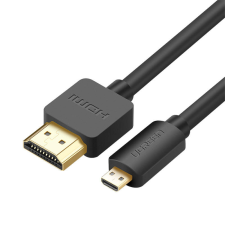 uGreen HD127 micro HDMI - HDMI 4K 3D kábel, 1m (fekete) kábel és adapter