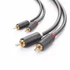 uGreen Kábel 2RCA (Cinch) 2RCA (Cinch) UGREEN 3m (fekete)