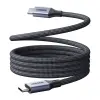 uGreen L537 USB-C PD 240W Összekötő Szürke 0.5m 85529