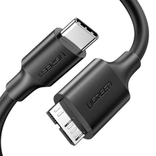 uGreen micro USB 3.0 kábel - USB-C, 1m, fekete (20103) kábel és adapter