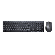uGreen MK006 ergonomikus vezeték nélküli optikai egér + billentyűzet fekete (15720) (15720) billentyűzet