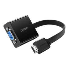 uGreen MM103 HDMI-VGA adapter, 16 cm (fekete) kábel és adapter