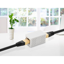 uGreen NW114 RJ45 hálózati bővítő csatlakozó 8P / 8C Cat.7 fehér (6957303823901) (6957303823901) kábel és adapter