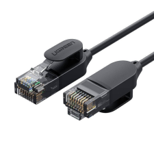 uGreen NW122 Ethernet RJ45 hálózati kábel, Cat.6A, UTP, 10m (fekete) kábel és adapter