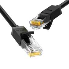 uGreen U/UTP CAT6 Patch kábel 10m Fekete kábel és adapter