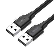 uGreen US102 USB-A apa - USB-A apa 2.0 Adat és töltőkábel - Fekete (2m) kábel és adapter