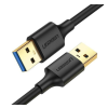 uGreen US128 adatkábel USB - USB, 200cm, FEKETE