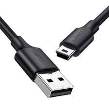 uGreen US132 USB / MicroUsb adat és töltőkábel, 1A, 2m - 30472, Fekete kábel és adapter