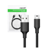 uGreen US132 USB-mini USB kábel, 2m, fekete