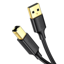 uGreen US135 USB 2.0 AB nyomtatókábel, aranyozott, 1,5 m (fekete) kábel és adapter