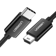 uGreen US242 USB-C - miniUSB kábel 1m fekete (50445) (ugreen50445) kábel és adapter